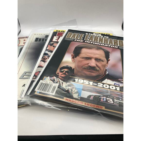 Remembering Dale Earnhardt Sr. NASCAR 4 Magazine Collection Boarded and Bagged - Picture 1 of 9